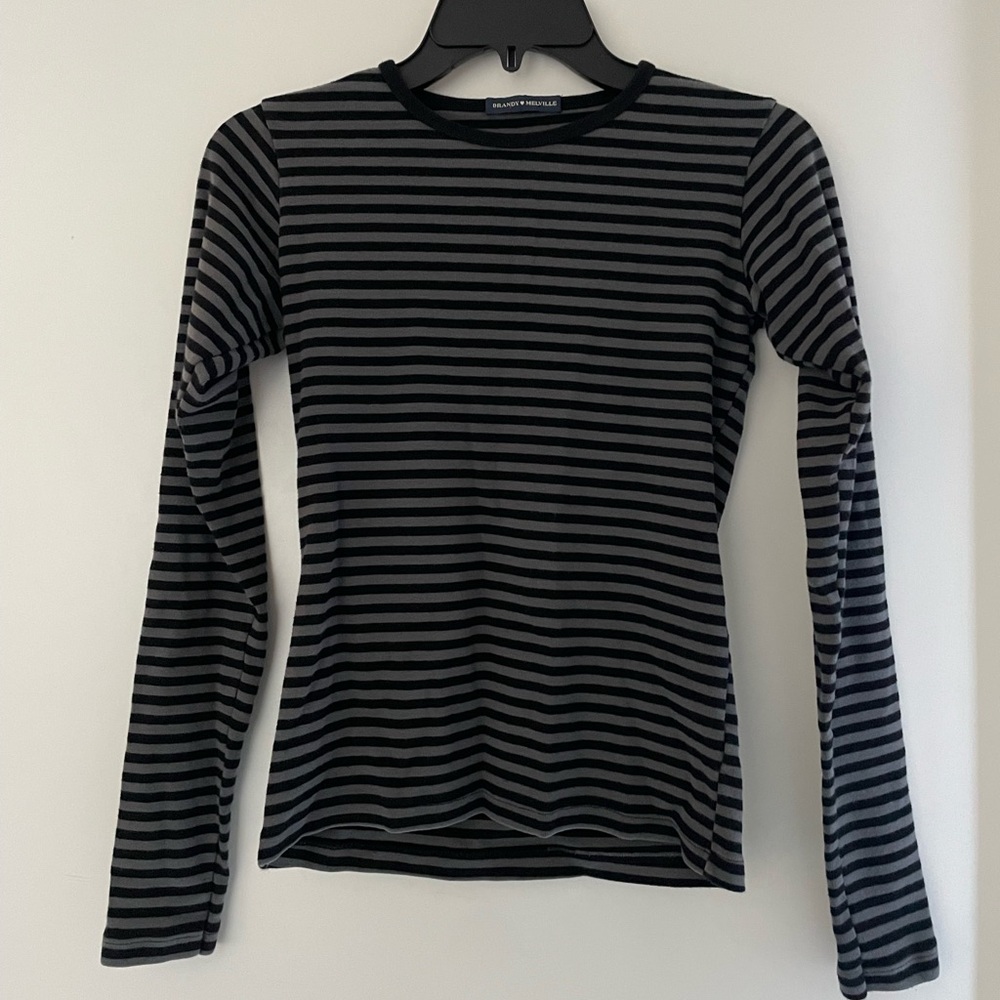 Brandy Melville Striped Longsleeve Tee